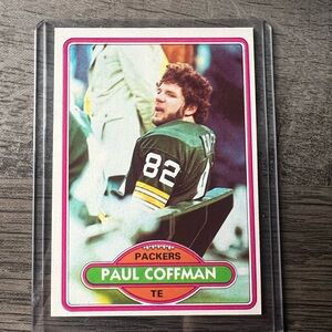 Paul Coffman 1980 Topps football card